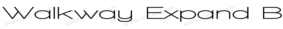 Walkway Expand Bold字体转换
